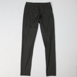 YOHJI YAMAMOTO Size 2 Black Wool Blend Stretch Leggings